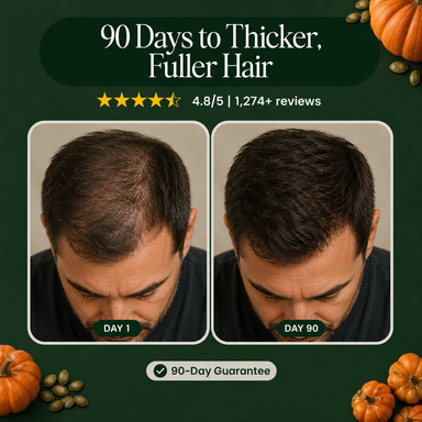 Less hair shedding in 26 days or less